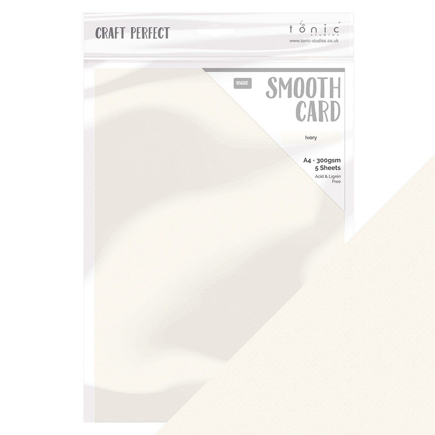 Craft perfect by tonic studios craft perfect • smooth card a4 300g ivory 5pcs