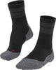 Falke tk stabilizing anti-blaar dik wol functioneel materiaal wandelsokken dames zwart - maat 41-42