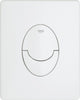 WC Grohe skate air control panel - verticale - doppio scarico - plastica - bianco alpino
