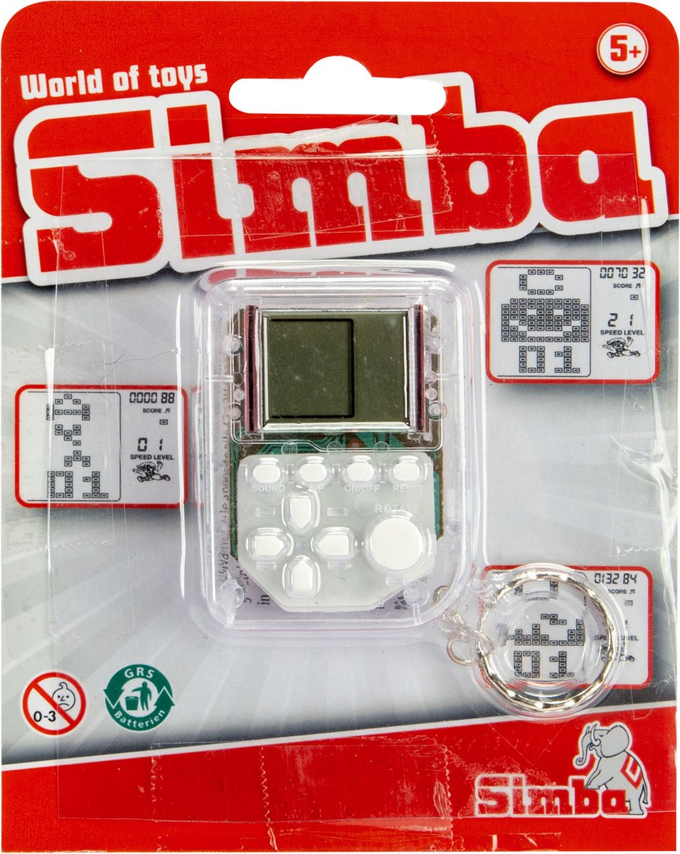 Simba - gioco di mattoncini Gioco LCD - gioco per computer - blocchi impilabili - da 5 anni.