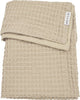 Coperta per culla in cotone waffle Meyco - sabbia - 75x100 cm - 1.0 tog