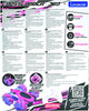 Lexibook crosslander® 360+ - auto acrobatica rosa radiocomandata, ricaricabile e programmabile con illuminazione.