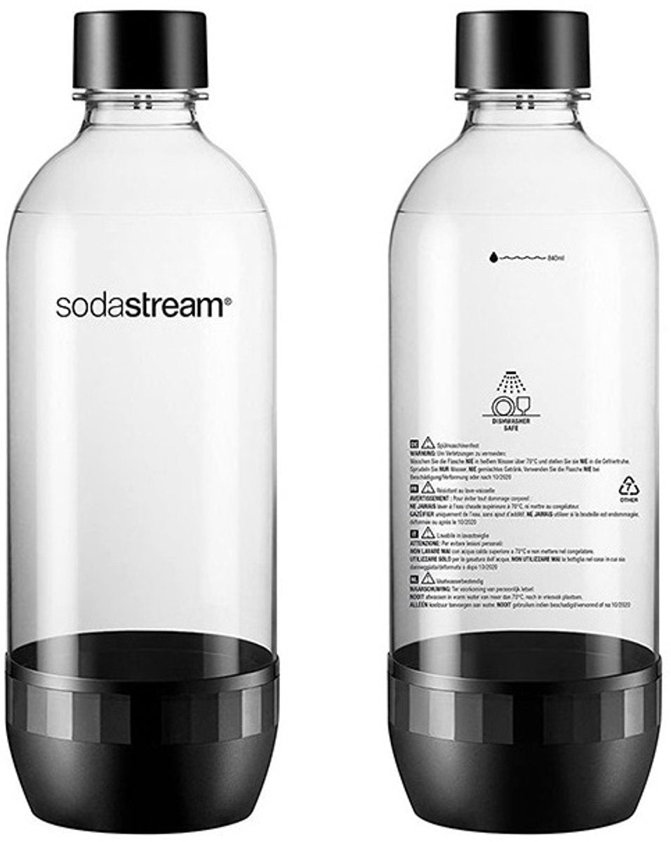 Sodastream botellas carbonatadas aptas para lavavajillas 1l