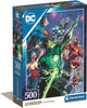 Clementoni - rompecabezas - 500 piezas - dc comics - caja compacta - colección de alta calidad
