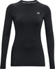 Maglione sportivo Under Armour UA CG Authentics Crew da donna - Nero - Bianco