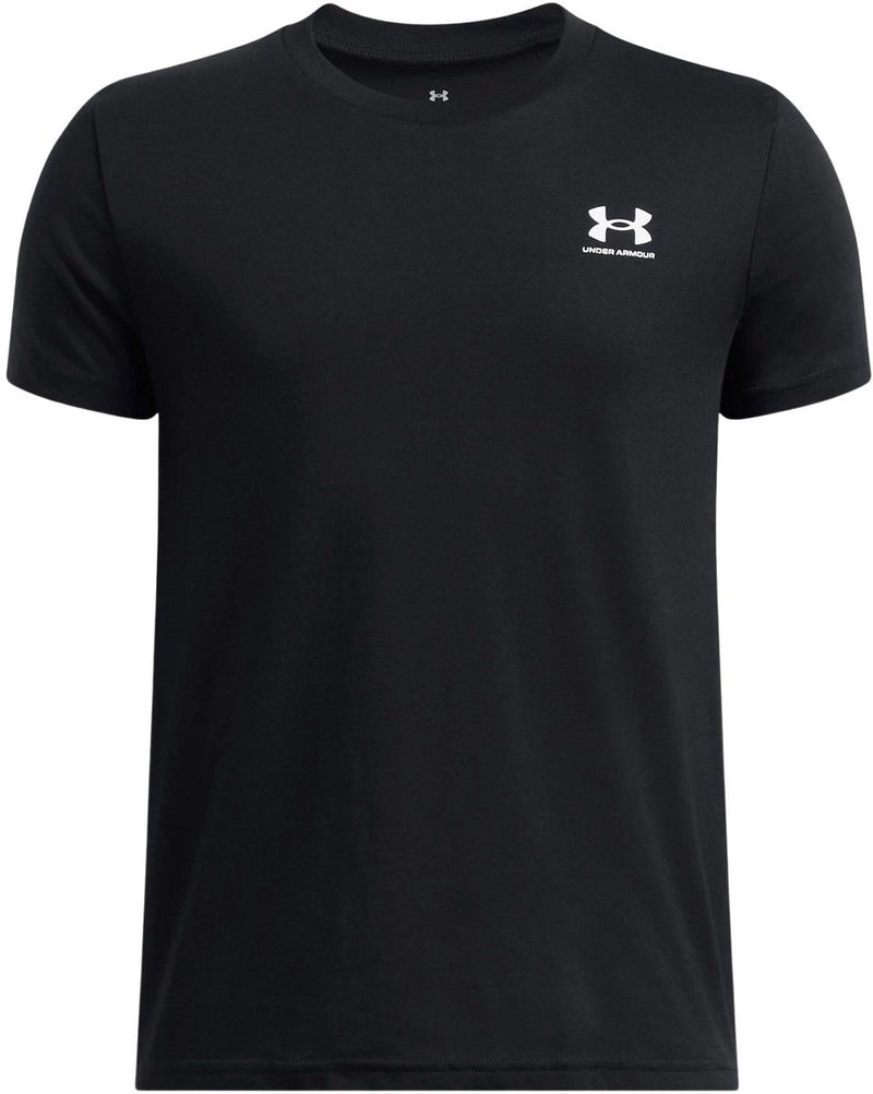 Maglia sportiva unisex Under Armour UA B Sportstyle LC SS - Nera - Bianca
