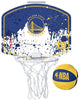 Wilson nba - golden state warriors - mini set de baloncesto