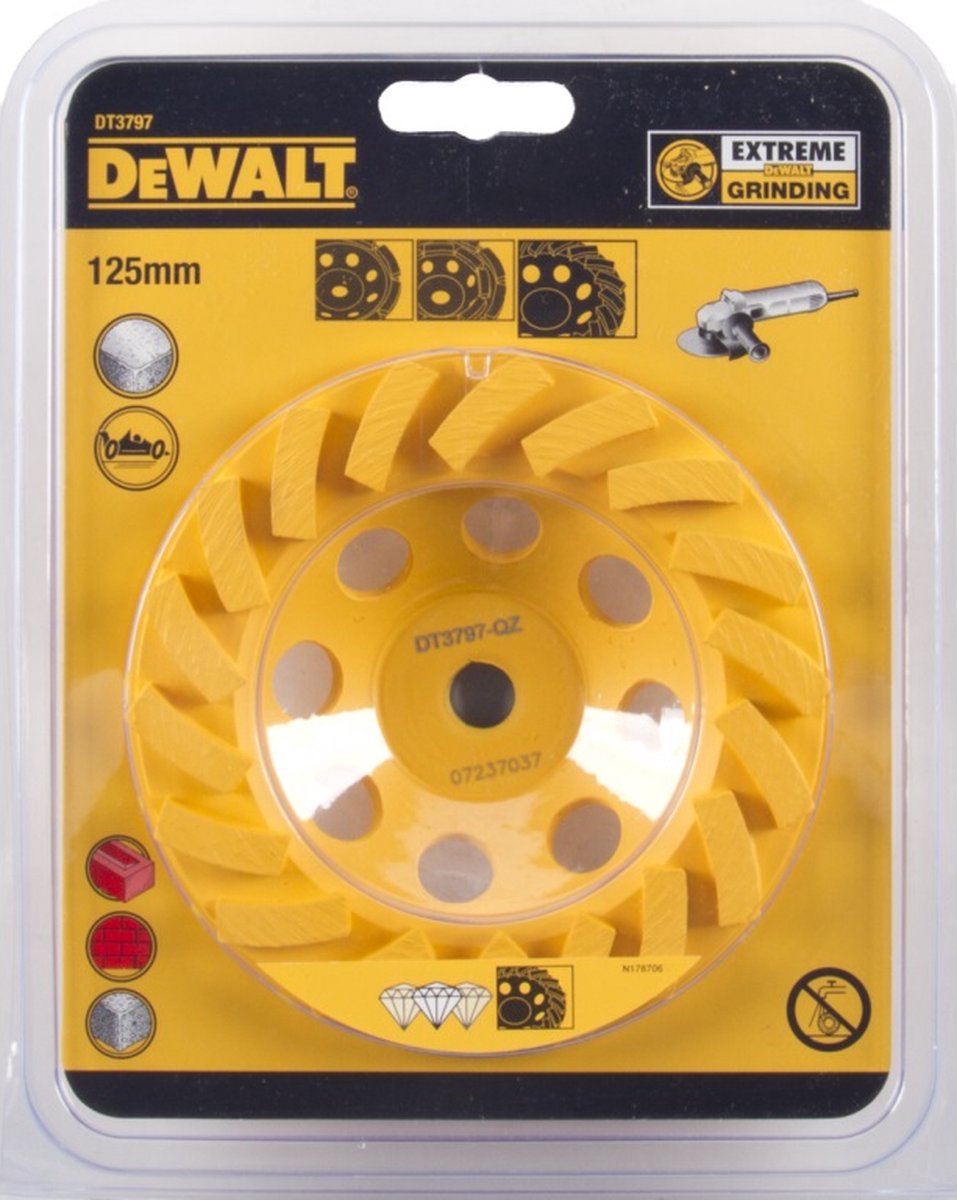 Accessori Dewalt testa diamantata turbo 125mm - dt3797-qz