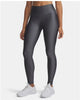 Under armour tech hirise leggings-pantalones deportivos grises para mujer - castlerock - negro