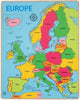 Puzzle in legno Bigjigs - Europa - 25 pezzi - 30 x 38 cm
