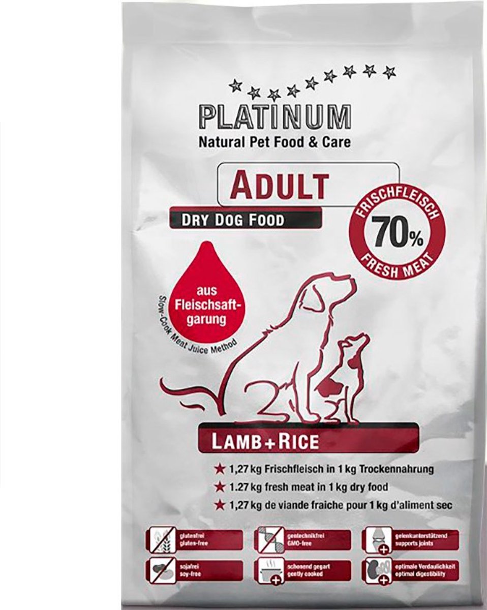 Platino adulto 3x5kg | cordero