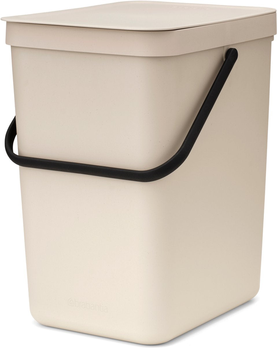 Brabantia sort go prullenbak - 25 l - soft beige