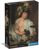 Clementoni - rompecabezas - 1000 piezas - caravaggio bacchus - rompecabezas para adultos