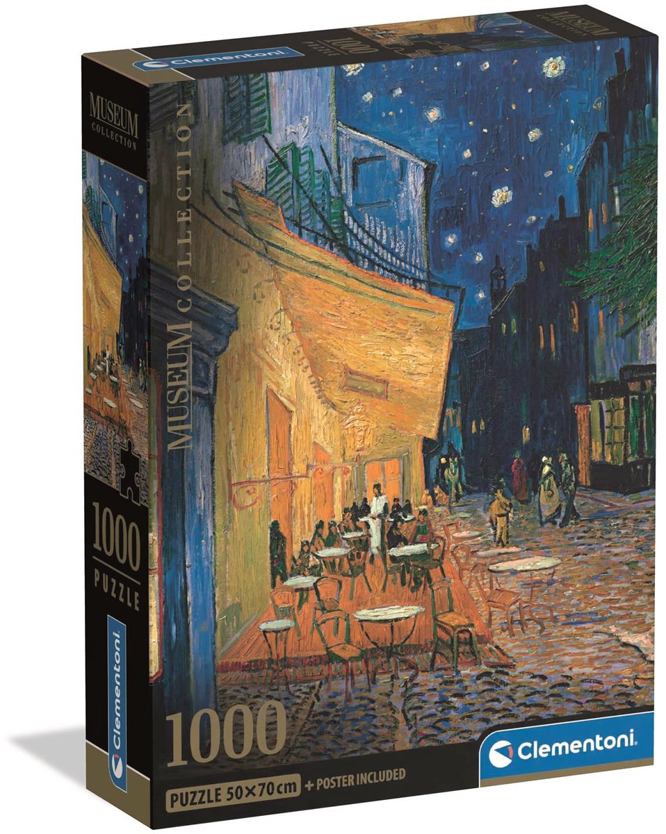 Clementoni jigsaw puzzle Café Terrace v. Gogh, 1000st.