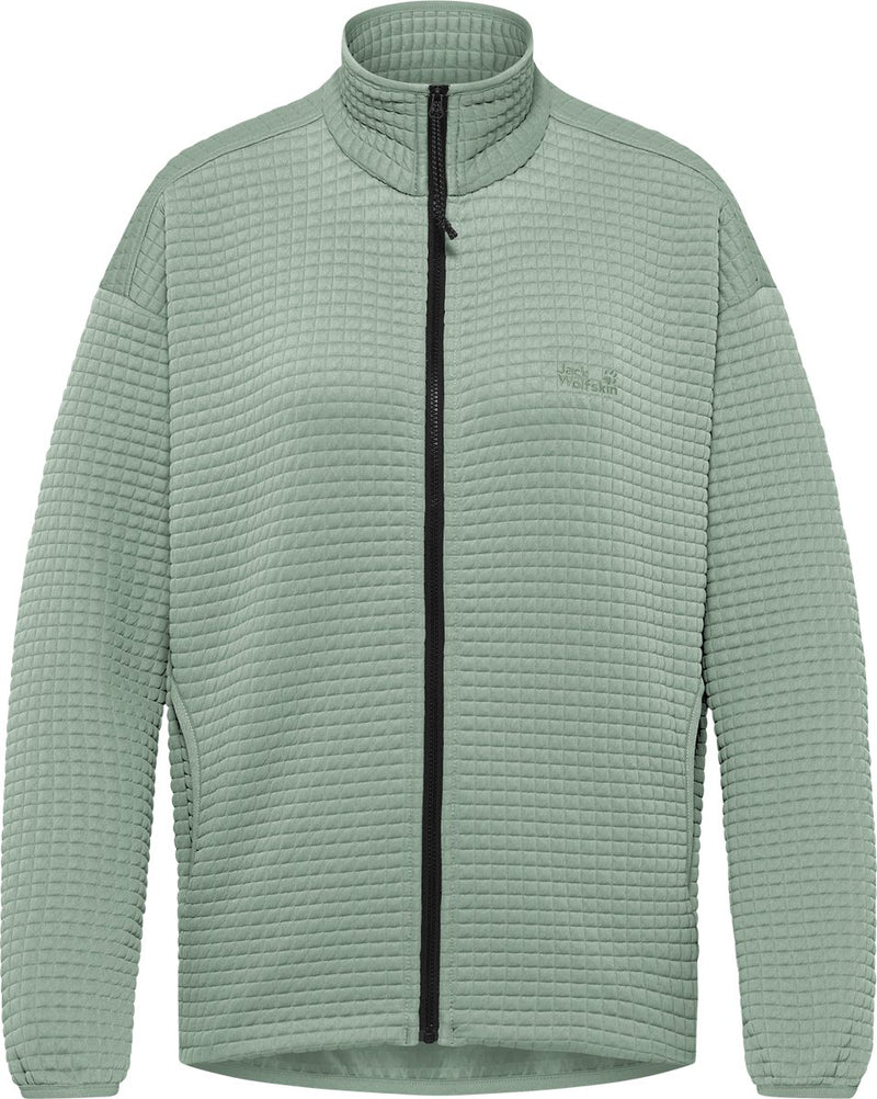 Jack wolfskin mogari fz w giacca outdoor da donna-verde zinnia
