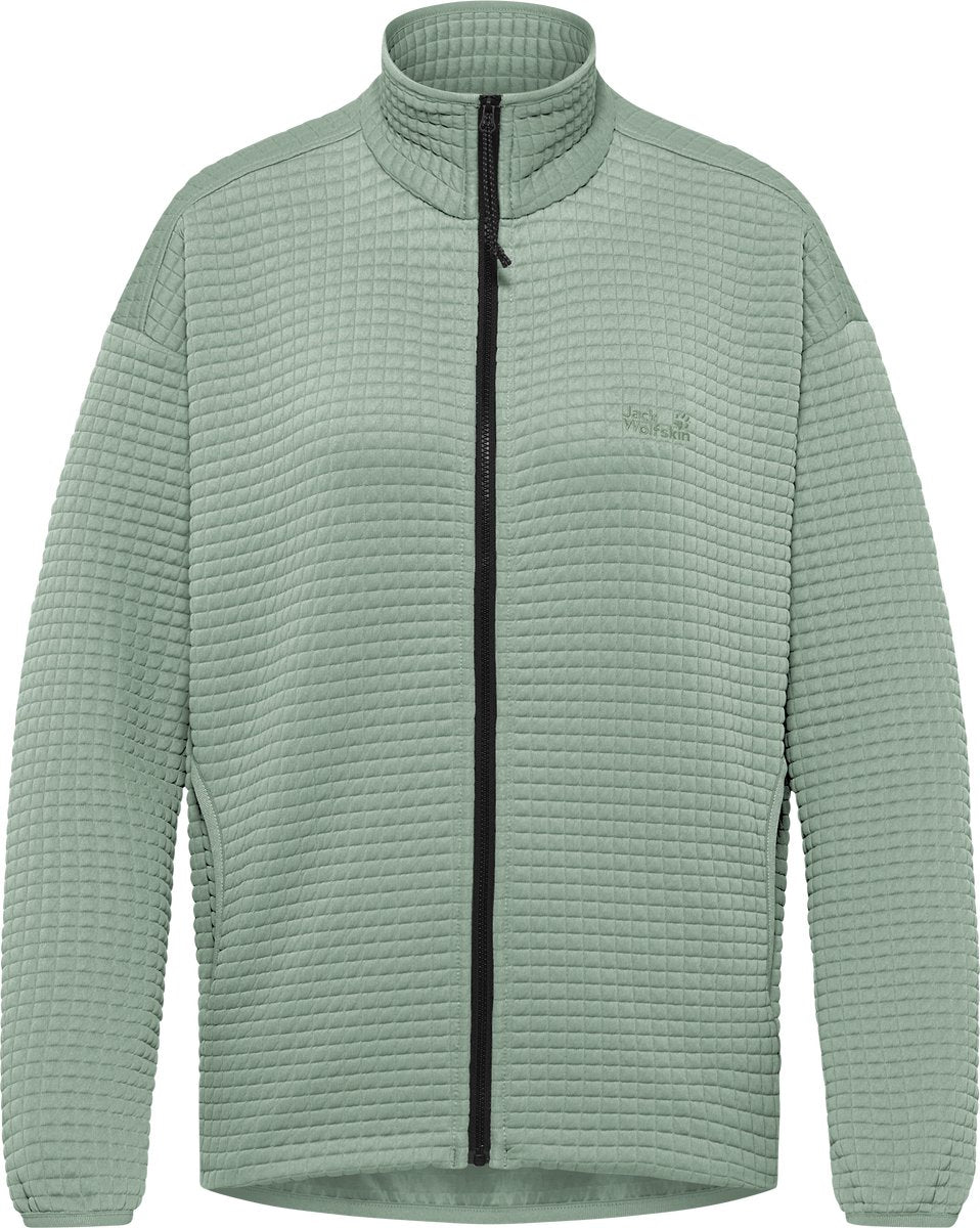 Jack wolfskin mogari fz w giacca outdoor da donna-verde zinnia