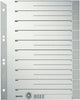 Fogli divisori Leitz 1652 cartoncino A4 230gr grigio