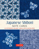 Shibori japonés, 16 tarjetas de notas.