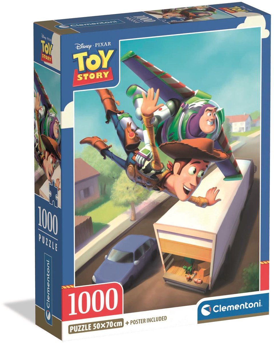 Puzzle Clementoni disney toy story - puzzle 1000 pezzi - puzzle - puzzle e puzzle per adulti