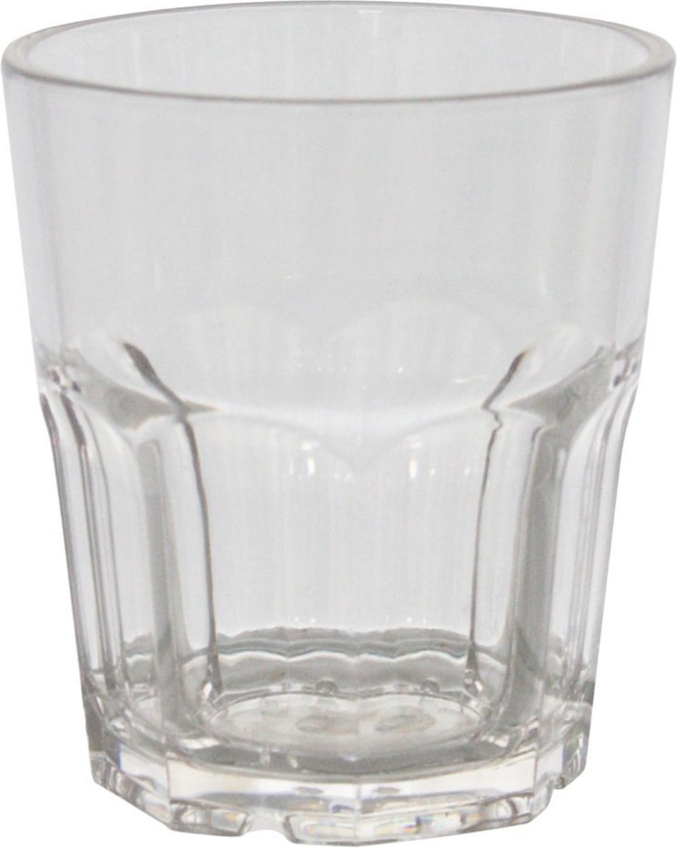 Eurotrail borrelglas - 35 ml - 4 stuks - transparant