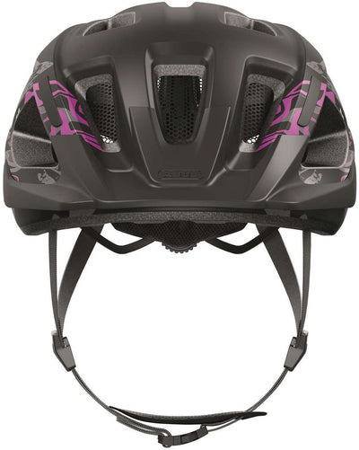 Abus fietshelm aduro 3.0 maori blackberry l - 58-62 cm - zwart - geschikt voor gebruik op elektrische fietsen - stadsfietsen - 320 g