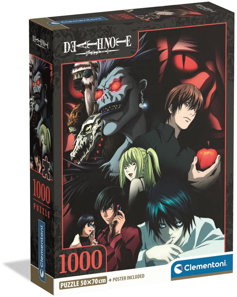 Clementoni - puzzle - 1000 pezzi - death note - anime