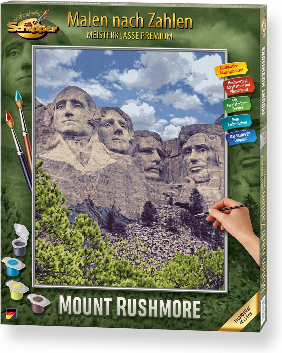 Patrón de montaje rushmore - 40 x 50 cm