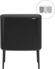 Brabantia bo touch bin prullenbak - 3 x 11 liter - afvalscheiding - matt black