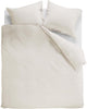 Ambiante cotton uni dekbedovertrek - effen - lits-jumeaux - 240x200 220 - gebroken wit