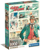 Clementoni - puzzle - 1000 pezzi - puzzle natalizio corto maltese - puzzle per bambini e adulti - dai 3 anni