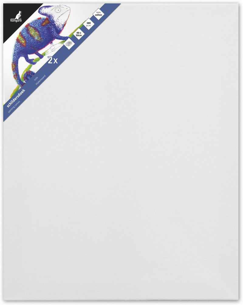 Canguro - lienzo - estándar - 40x50cm - 380 gramos - 100% algodón - 2 piezas - k-810061