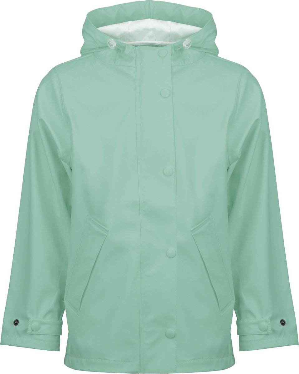 Ralka regenjas junior - sprinkle - mintgroen - maat 140