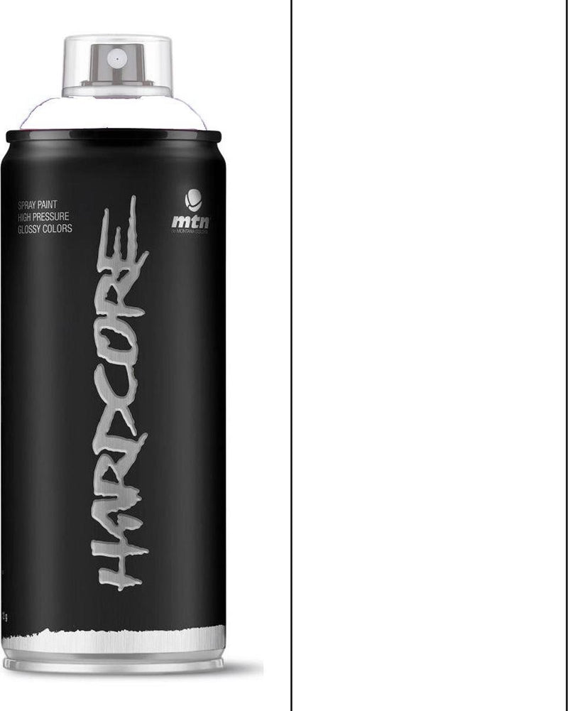Vernice spray Montana Colors mtn bianco opaco - 400 ml ad alta pressione e finitura opaca