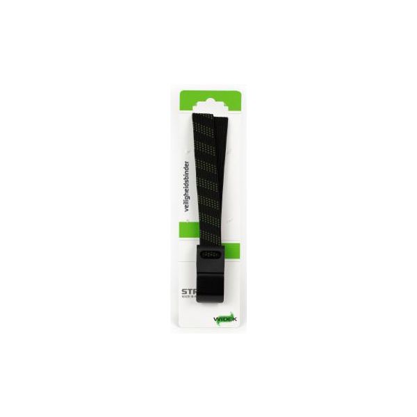 Widek SUV safety binder 24mm with black steel hook olive green black