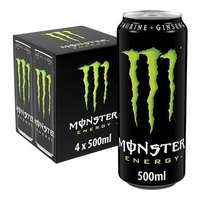 Monster energy can 0.5 liter 4-pack (6 pieces)