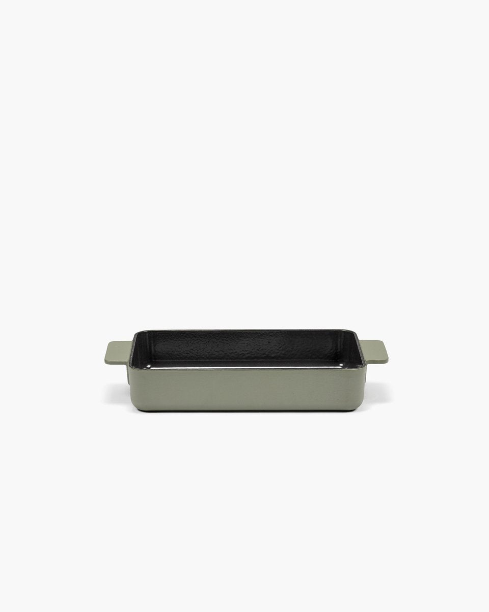 Serax - sergio herman - surface - ovenschaal l - groen - l 38,5cm - 4,85kg