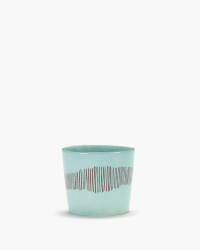 Serax - ottolenghi festín - taza de espresso - azul celeste rojo - 7 ø - h 6cm - 15cl - 4 piezas