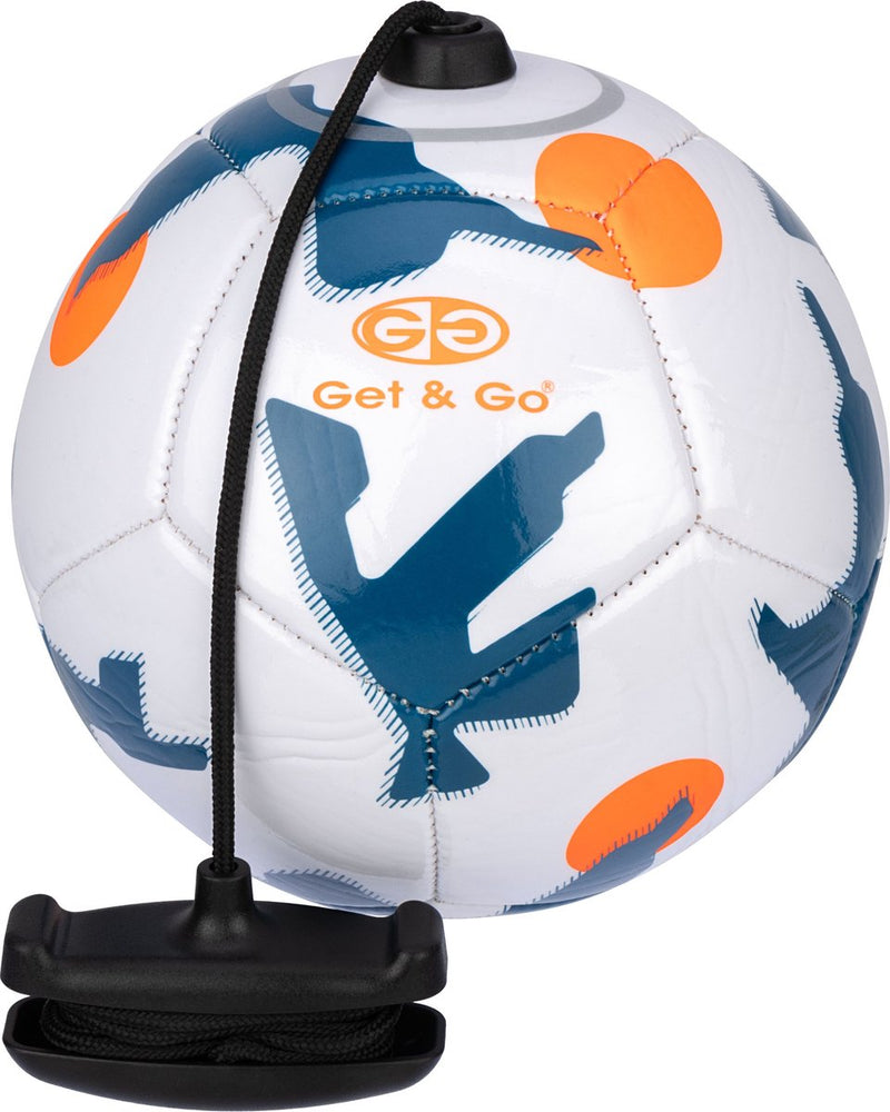 Allenatore di calcio Get Go - bambino - bianco blu - pallone misura 1