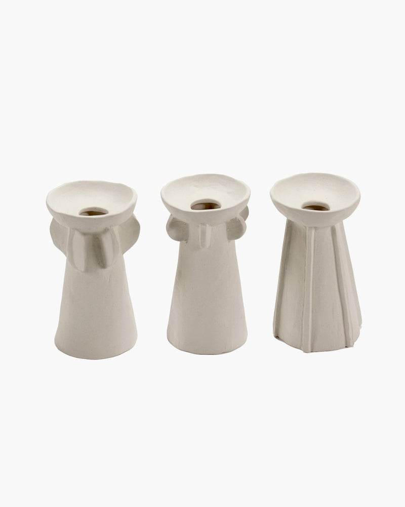 Serax - marie michielssen marie - surtido de jarrones - beige - 8 ø - h 14cm - 3 piezas