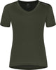 Rogelli promo hardloopshirt dames - korte mouwen - legergroen - xxl