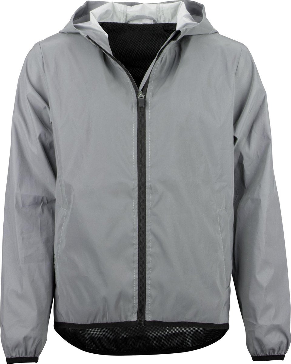 Avento full reflective jas met capuchon - junior - maat 116