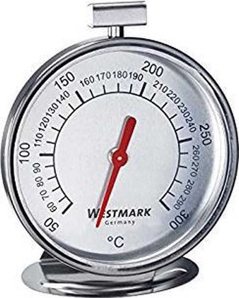 Termometro da forno Westmark, campo di misura: da 50 °c a 300°c da 122°f a 572°f, acciaio inossidabile, rosso argento, 12902260