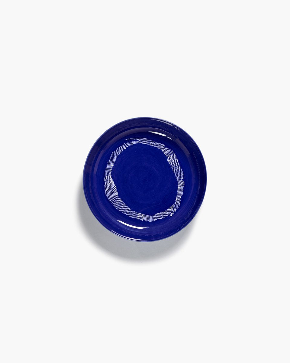 Serax - ottolenghi feast - plate - dark blue white - 22 ø - 2 pieces