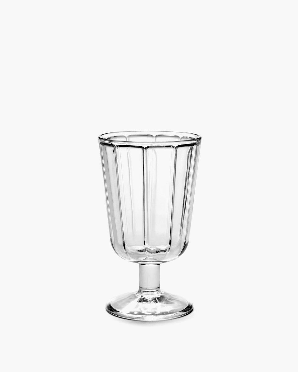 Serax - superficie sergio herman - copa de vino - transparente - 8 ø - 23cl - 4 piezas
