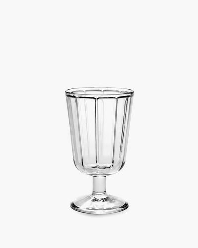 Serax - sergio herman superficie - bicchiere da vino - trasparente - 8 ø - 23cl - 4 pezzi