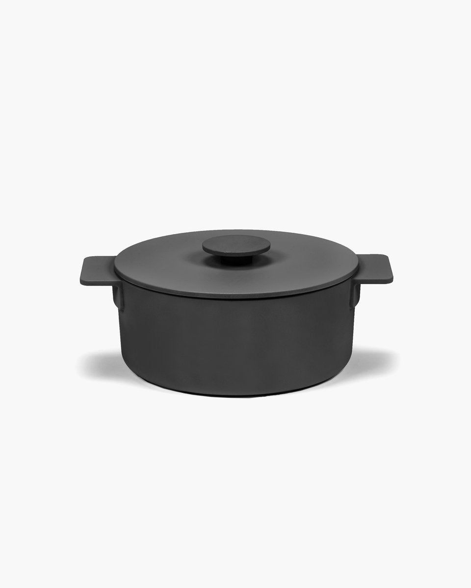 Serax - sergio herman - superficie - fuente para hornear m - negro - l 29cm - 5,75kg