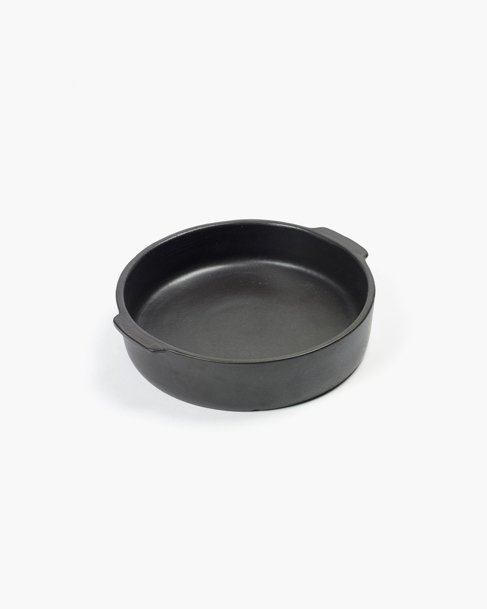 Serax - pascale naessens pure - pirofila l - nero - 25 ø