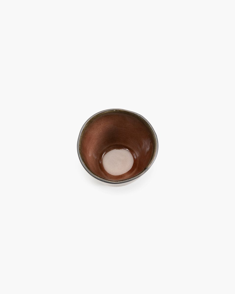 Serax - pascale naessens pure - tazza - marrone - 7 ø - 19,6cl - 2 pezzi
