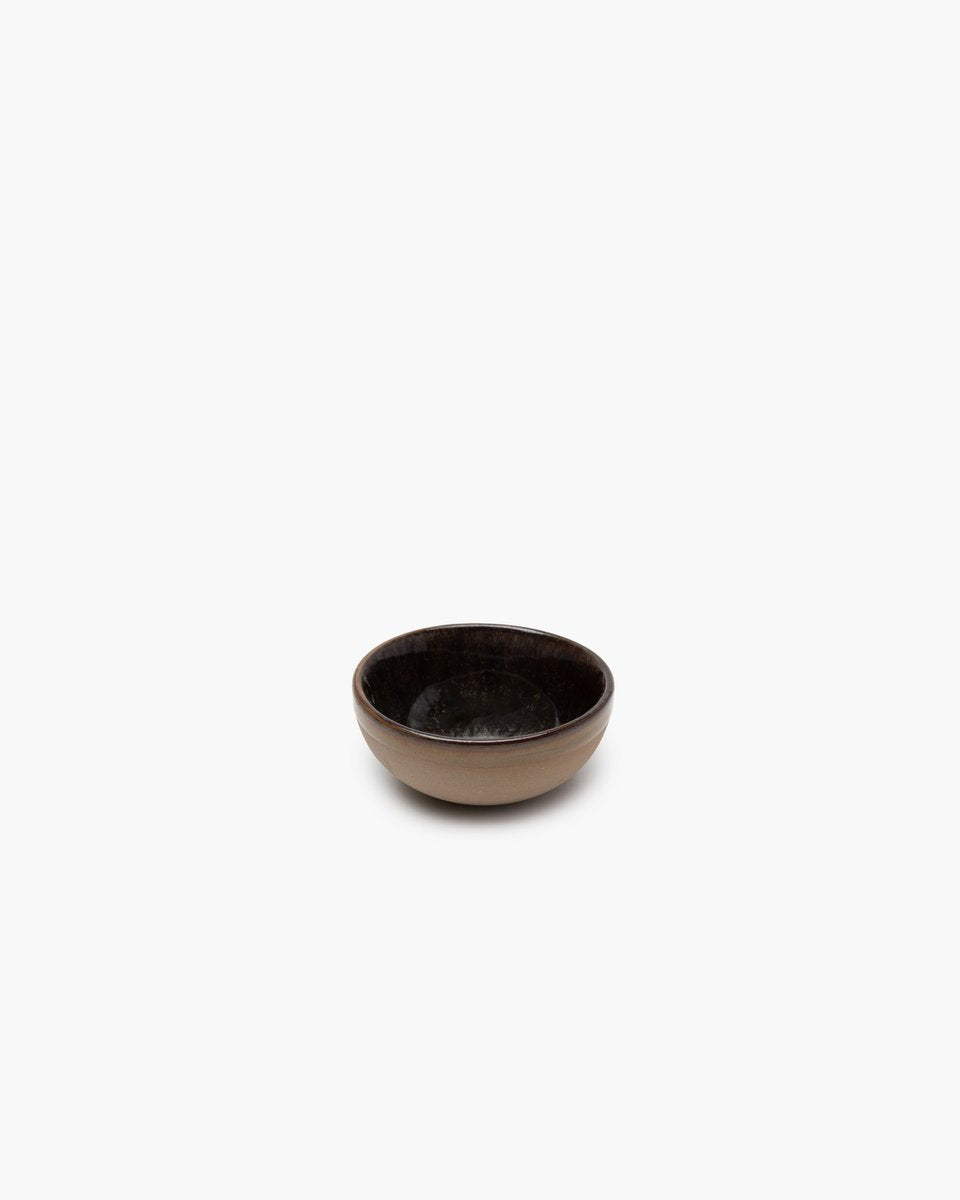 Surface by sergio herman ciotola serax - piccola - ø9 cm x h4 cm - grigio e grigio indi - 4 pezzi