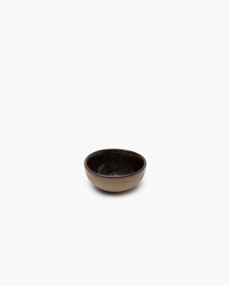 Surface by sergio herman ciotola serax - piccola - ø9 cm x h4 cm - grigio e grigio indi - 4 pezzi